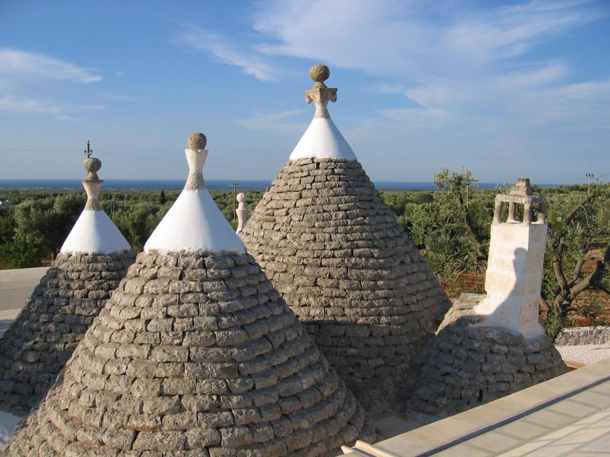 Villa 4 Trulli, Sea View, Vista Mare, Isolata ออสตูนี ภายนอก รูปภาพ