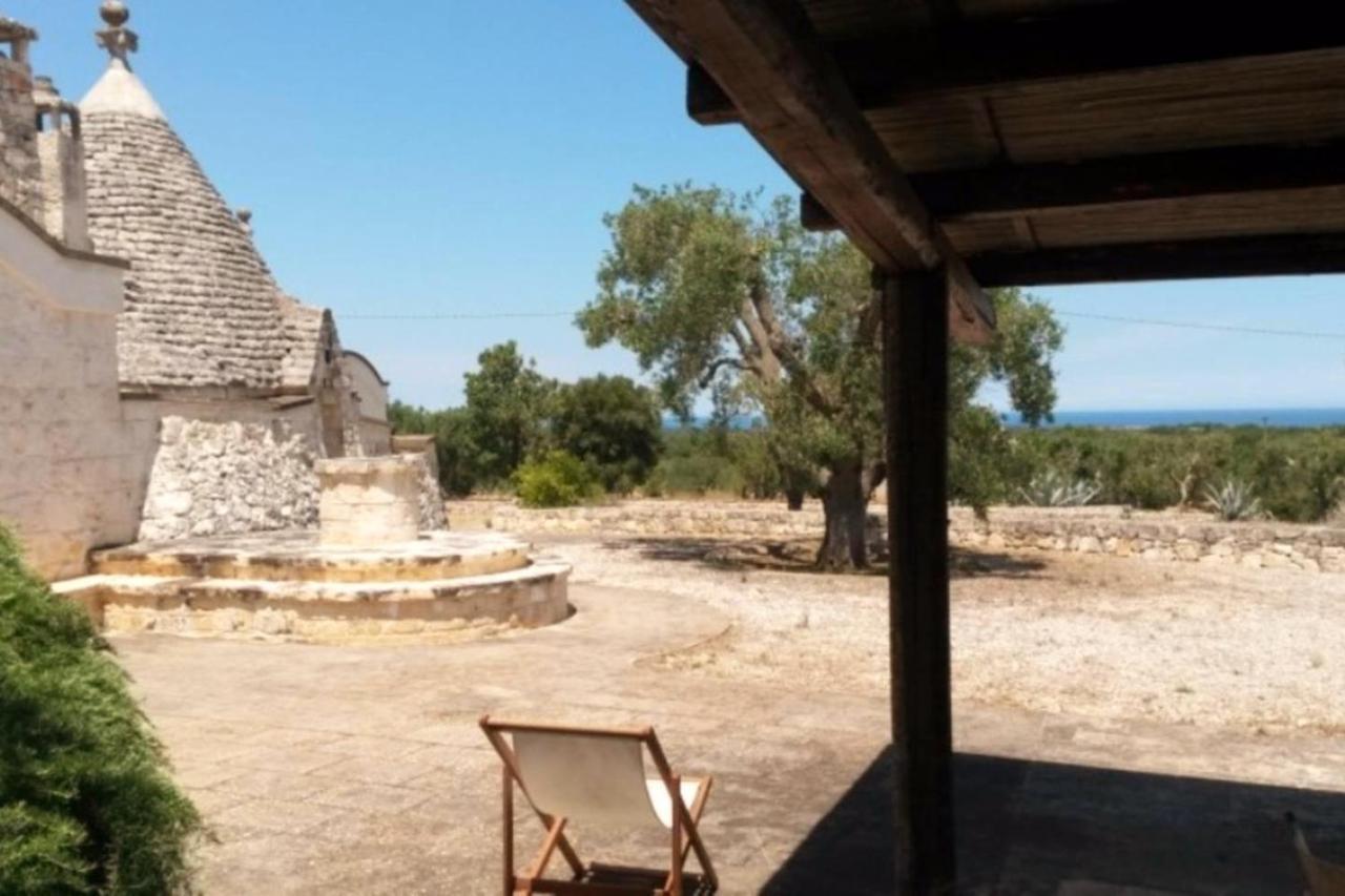 Villa 4 Trulli, Sea View, Vista Mare, Isolata ออสตูนี ภายนอก รูปภาพ